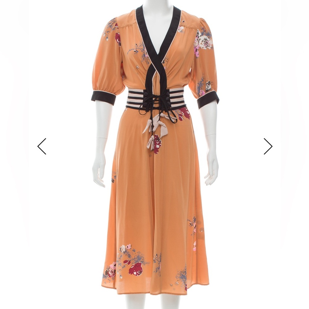 Maison Mayle stunning silk dress,sz 4